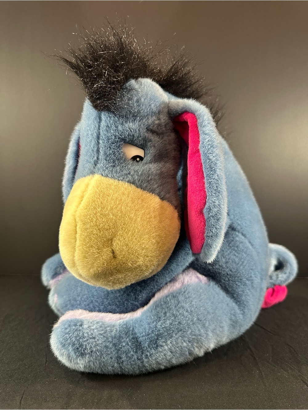 Vintage The Disney Store Eeyore Plush with Removable Tail - NWT!